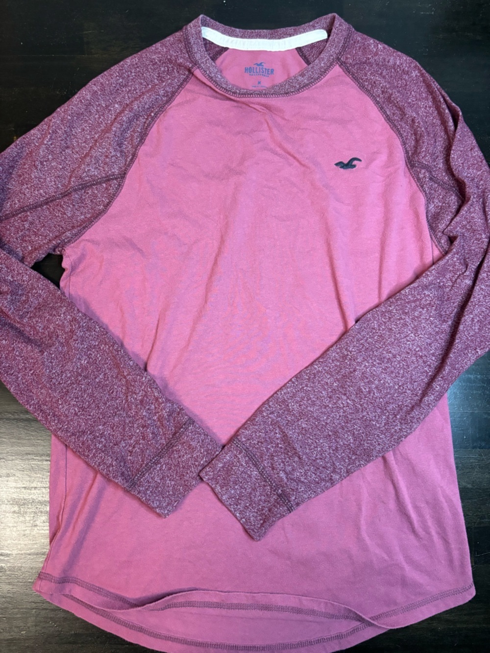 hollister long sleeve top size medium